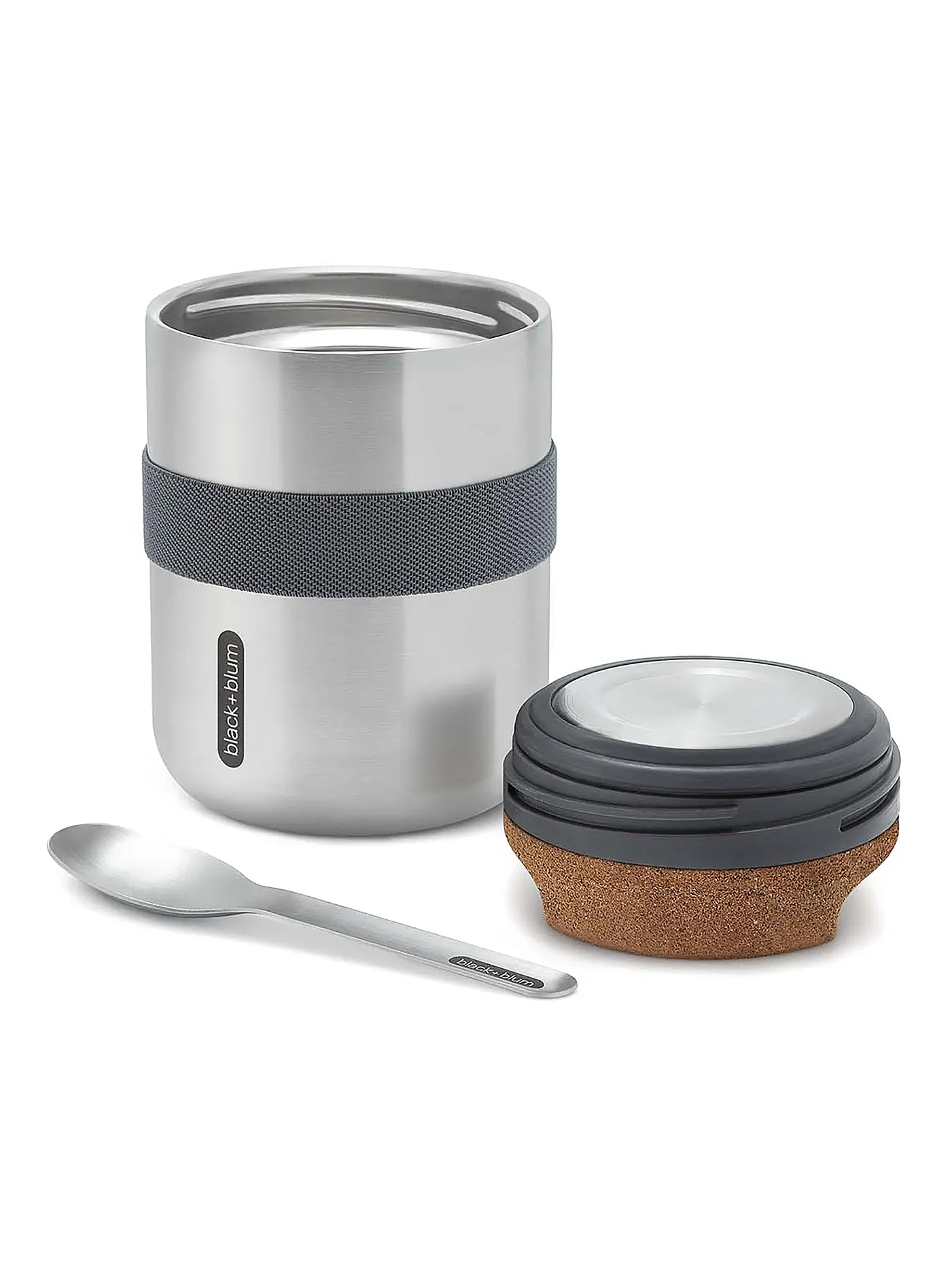 BLACK+BLUM | Thermobecher 550ml Edelstahl / Schwarz | 